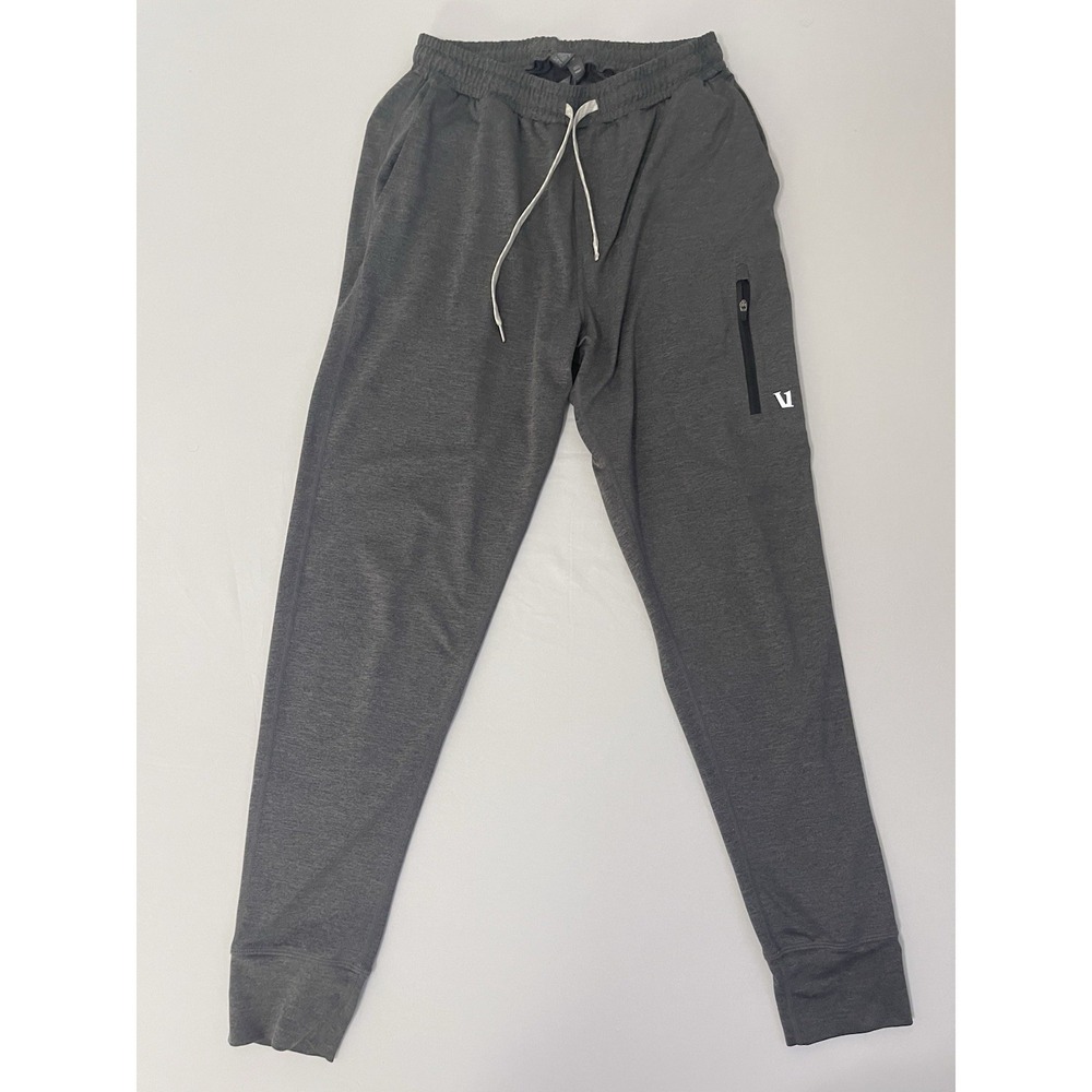 Vuori Sunday Performance Jogger‎ Pants Mens Small Charcoal Heather Gray V416